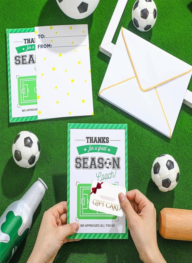 GlikCeil 4 Sets Thank You Coach Gift Card Holders with Envelope Coaches Thanksgiving Appreciation Gifts for Men Women Soccer Season Team Basketball Coach Retirement Birthday Gifts - Image 5